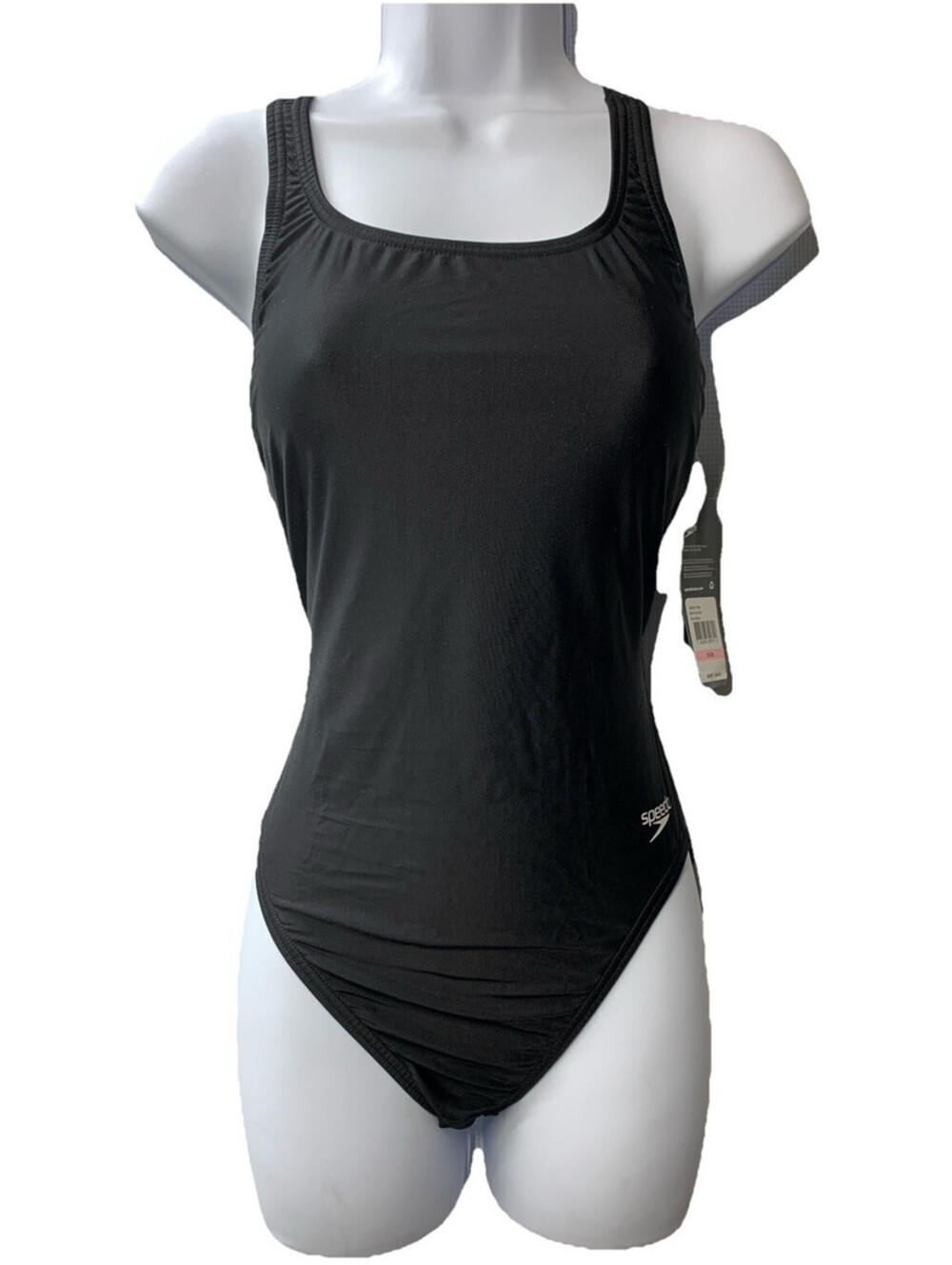 Speedo Women's Swimsuit Size 10/36 Team Black One Piece Prolt Super Pro Solid